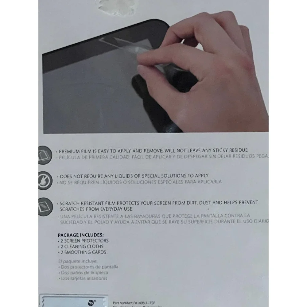 Toshiba Tablet Screen Protector 10 Inch,‎ Anti Scratch, Includes 2